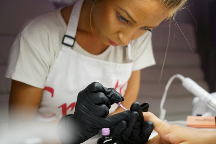 Nail Art Detailansicht